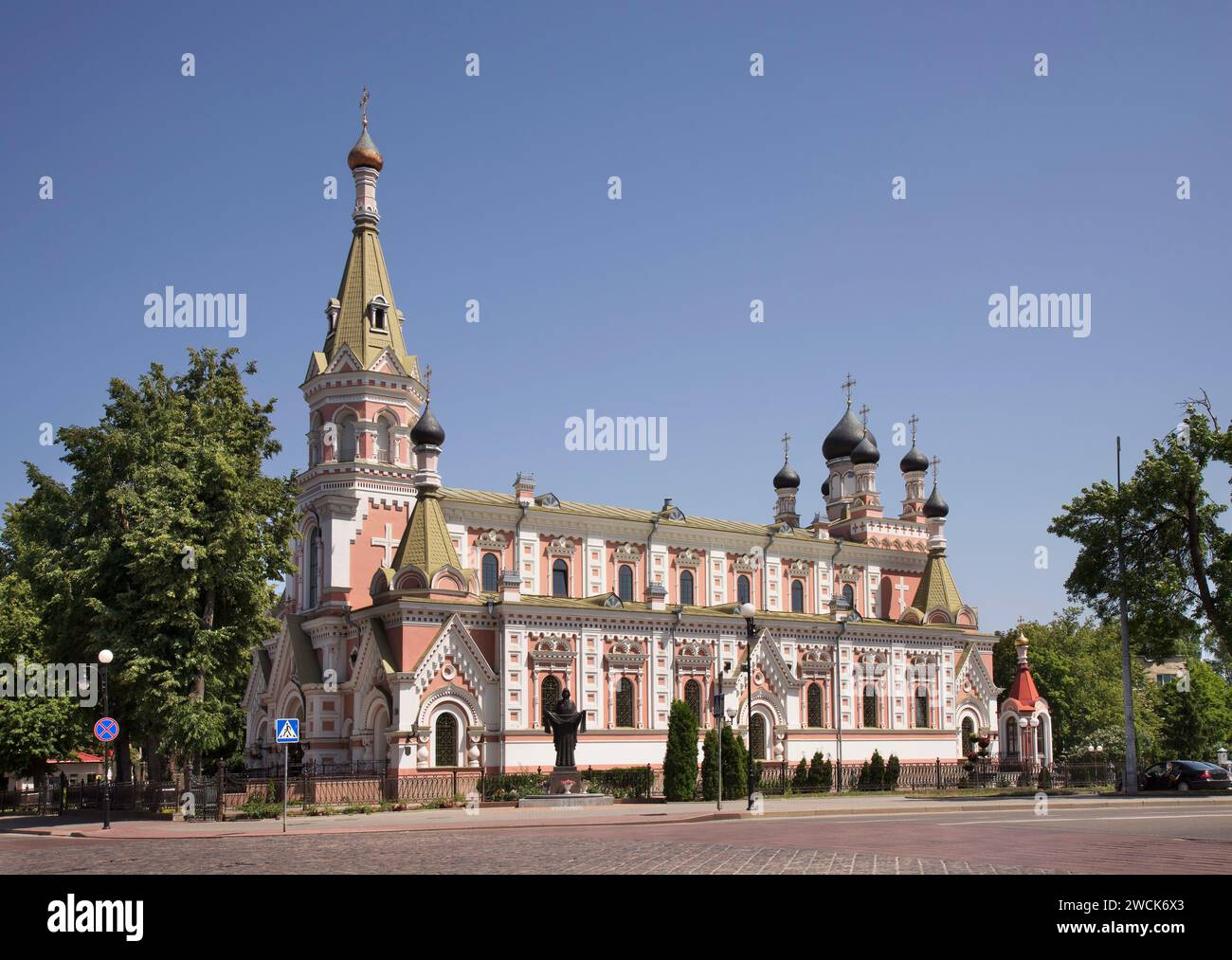 Kathedrale der Heiligen Mutter Gottes Fürbitte in Grodno. Weißrussland Stockfoto