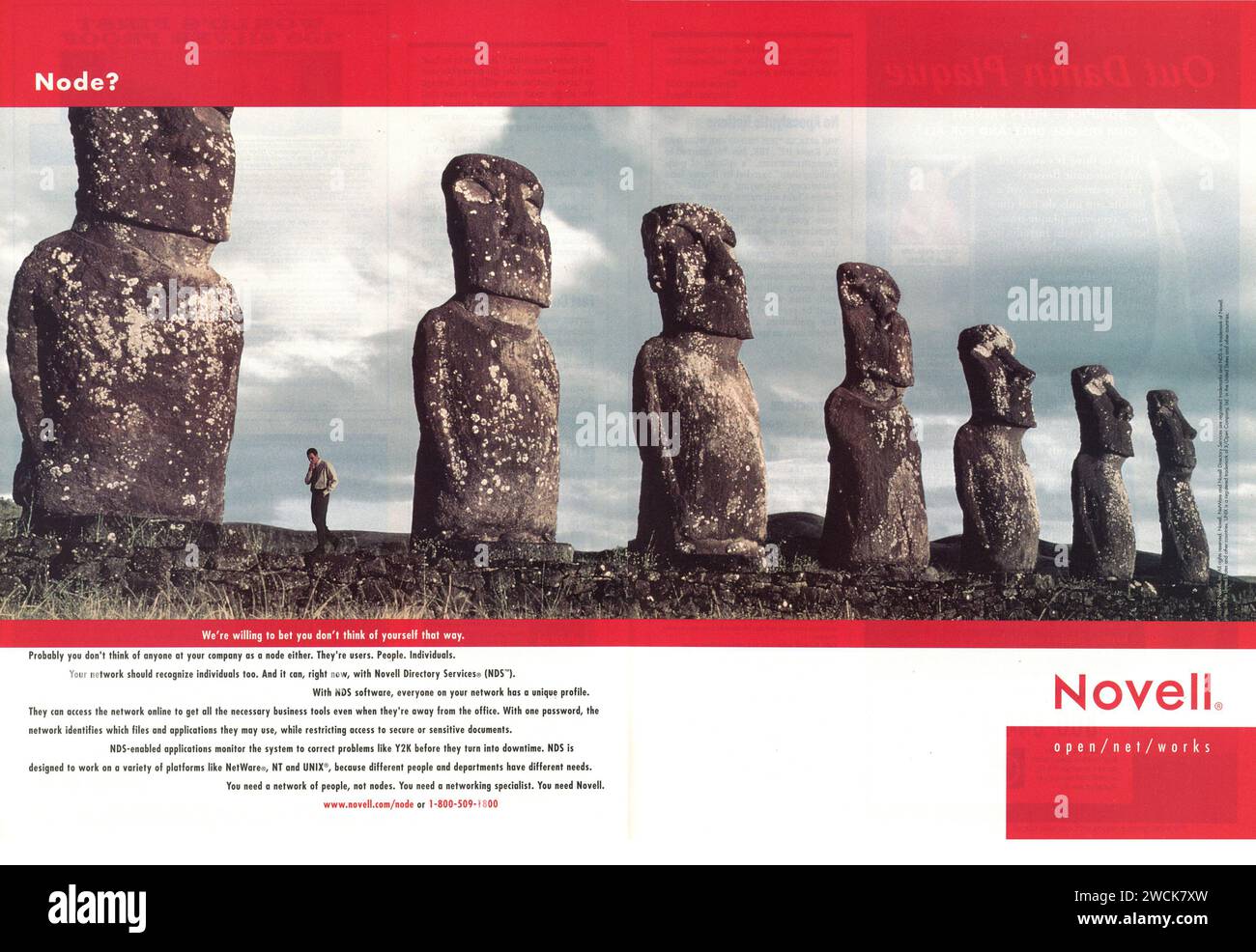 Vintage „Time Magazine“, Ausgabe des Werbespots vom 15. Februar 1999, USA Stockfoto