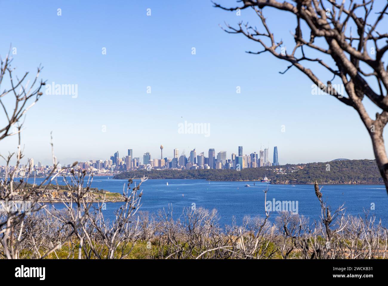 Neu eröffnet im Jahr 2023. Fairfax Walk and Lookouts in North Head, Manly, Sydney, NSW. Stockfoto