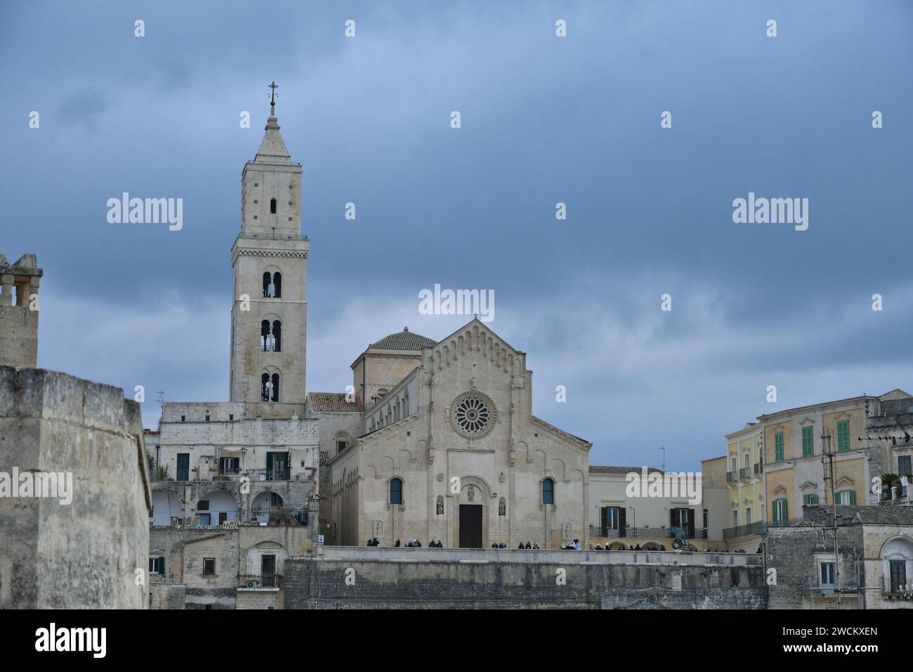 Titolo: Eine alte Kirche in Matera, einer antiken Stadt in Basilicata, Italien. Titolo: Eine alte Kirche in Matera, einer antiken Stadt in Basilicata, Italien. Stockfoto