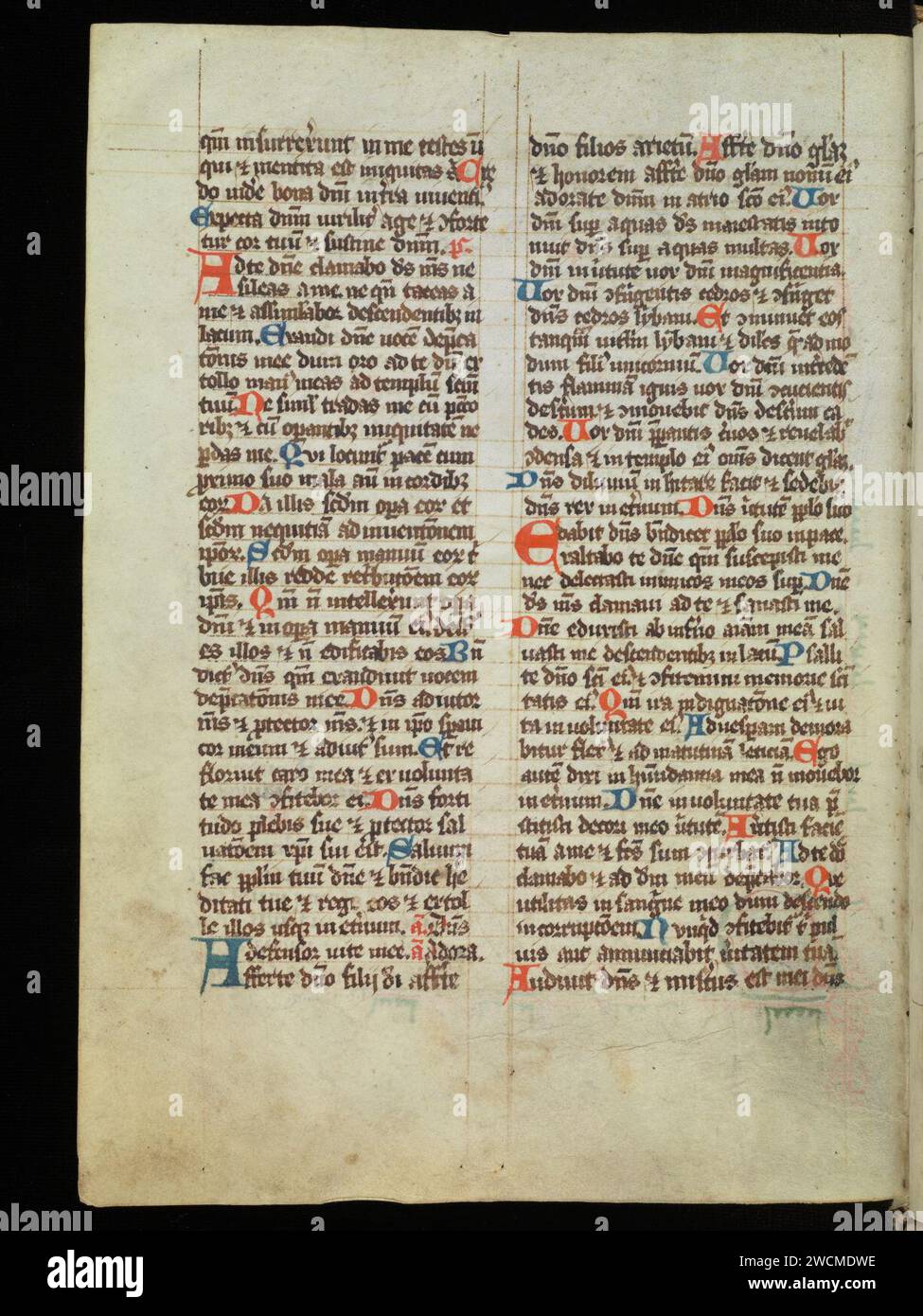 Aarau, Aargauer Kantonsbibliothek, MsMurQ 1, f. 13v – Breviarium monasticum. Stockfoto