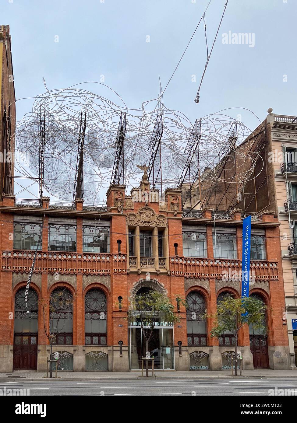 Antoni Tapies Foundation Gebäudefassade, Barcelona Stockfoto