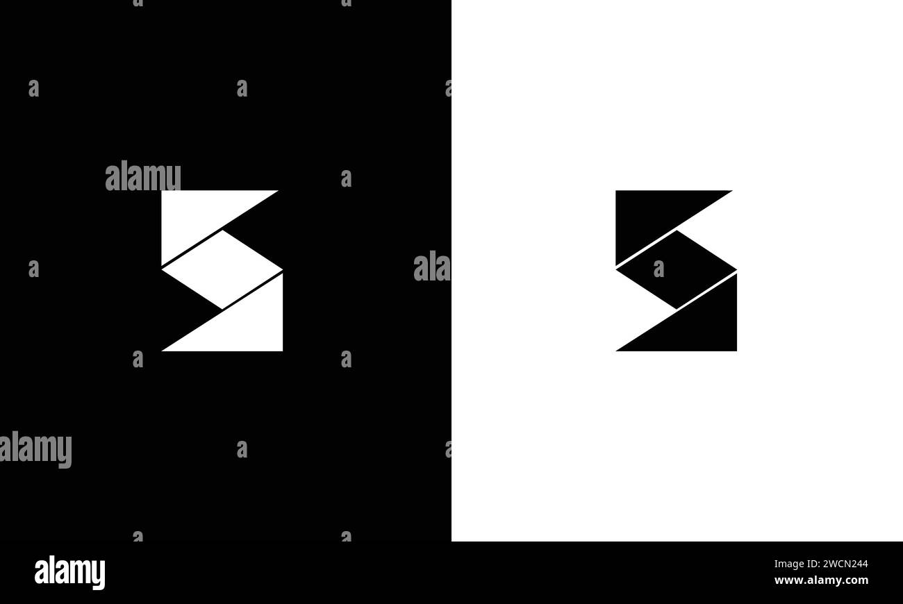 S-Letter-Logo-Symbol Stock Vektor