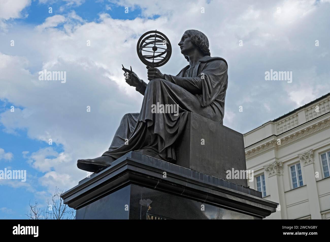 Kopernikus-Denkmal, Warschau, Polen Stockfoto