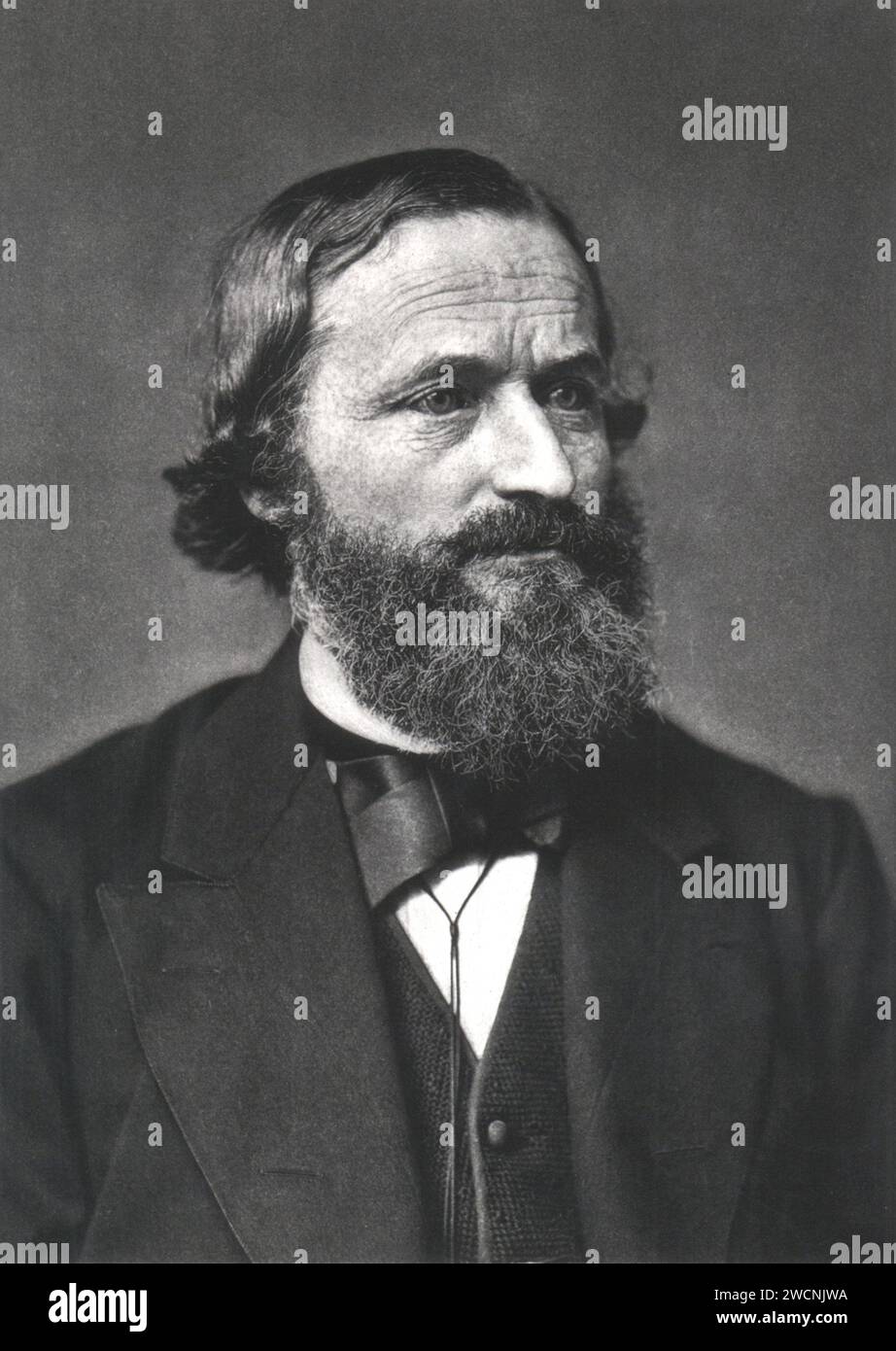 Gustav Kirchhoff, Gustav Robert Kirchhoff (1824-1887), deutscher Physiker Stockfoto