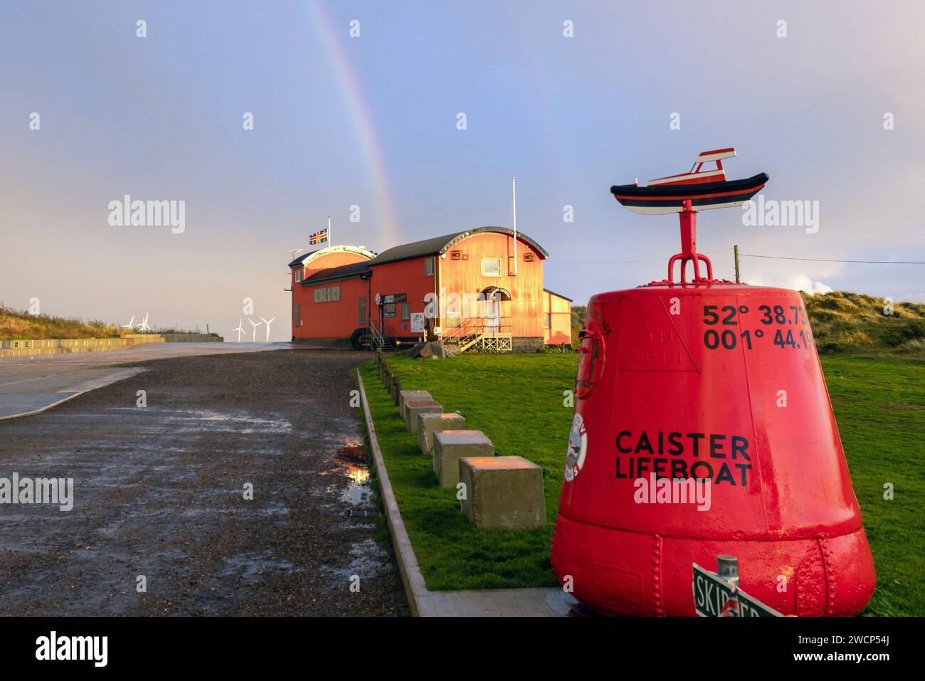 Caister Life Boat Station Norfolk Stockfoto