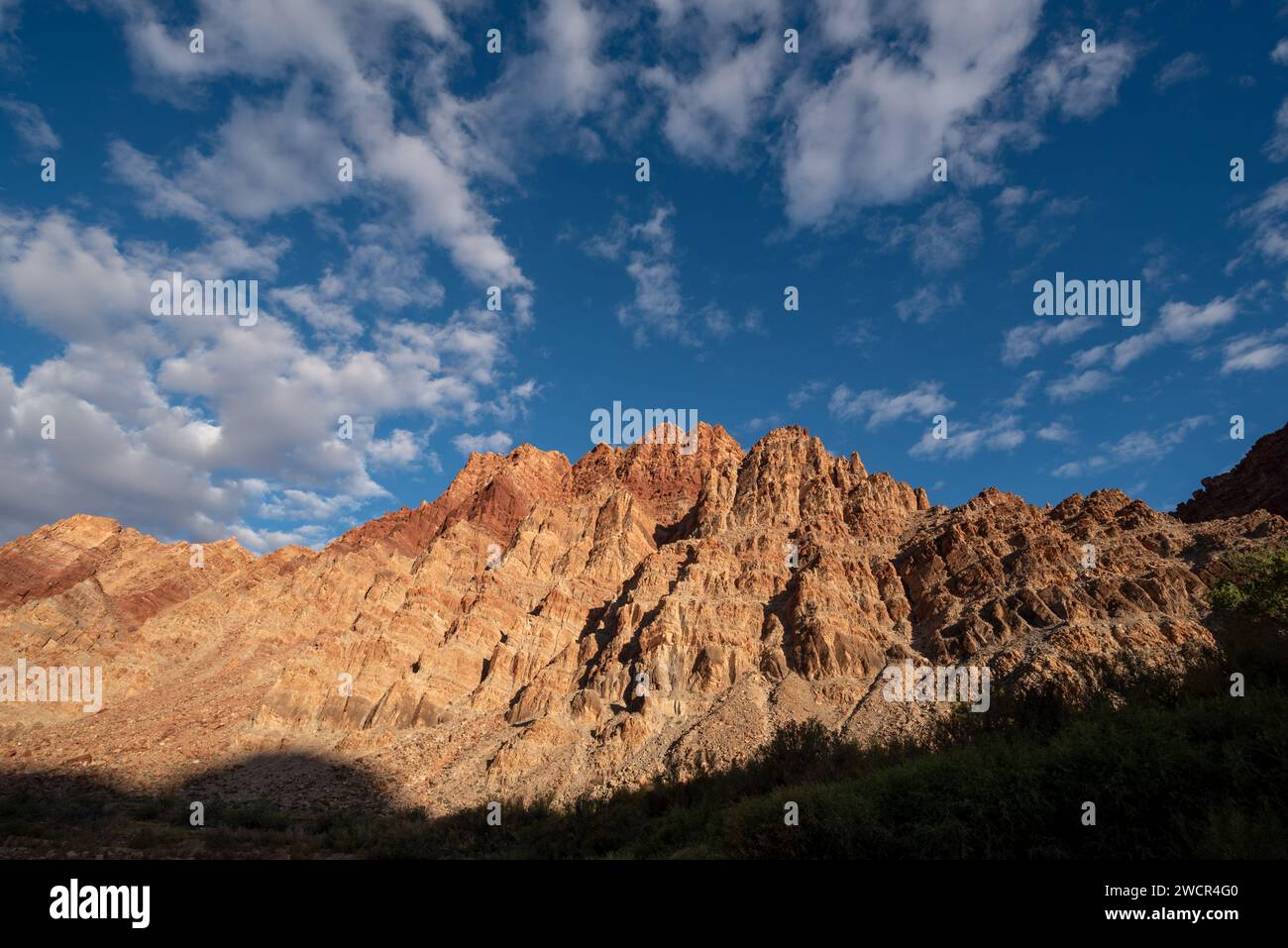 Canyon Wall and Sky, Cataract Canyon, Canyonlands National Park, Utah. Stockfoto