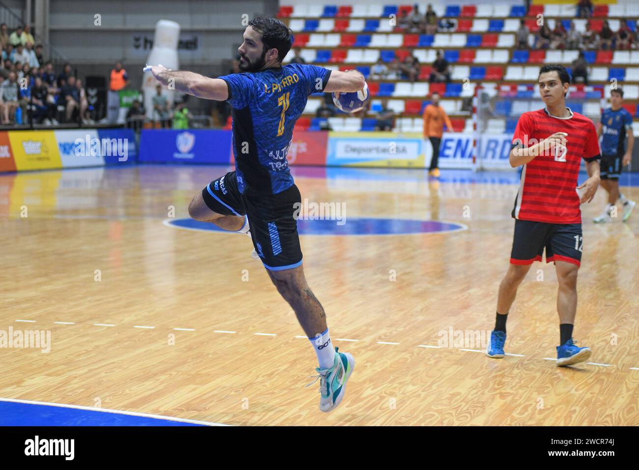 Ignacio Pizarro (Argentinien). Torneo Sur-Centro Handball. Buenos Aires, Argentinien Stockfoto