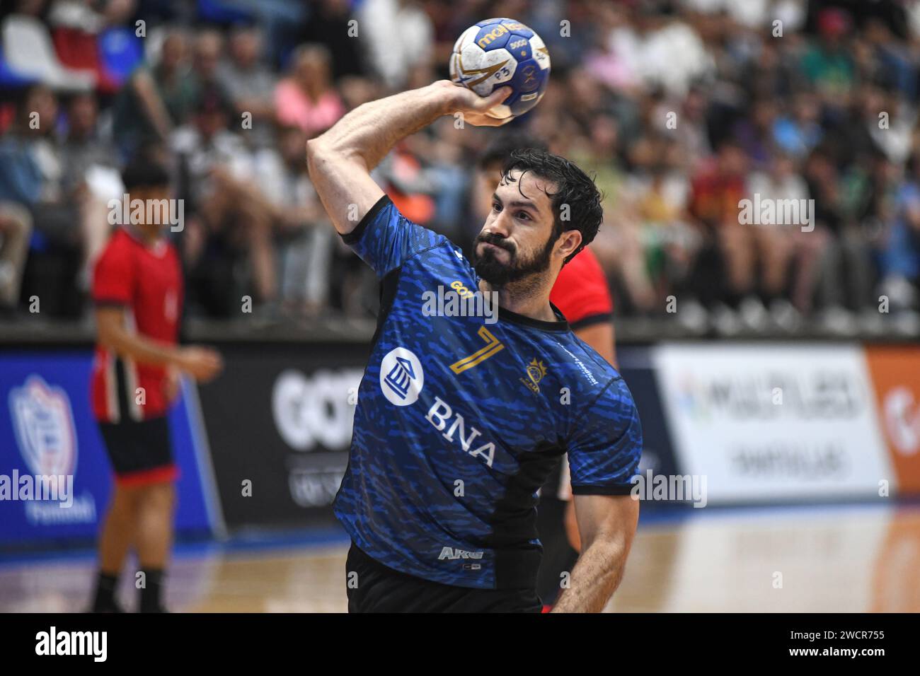 Ignacio Pizarro (Argentinien). Torneo Sur-Centro Handball. Buenos Aires, Argentinien Stockfoto