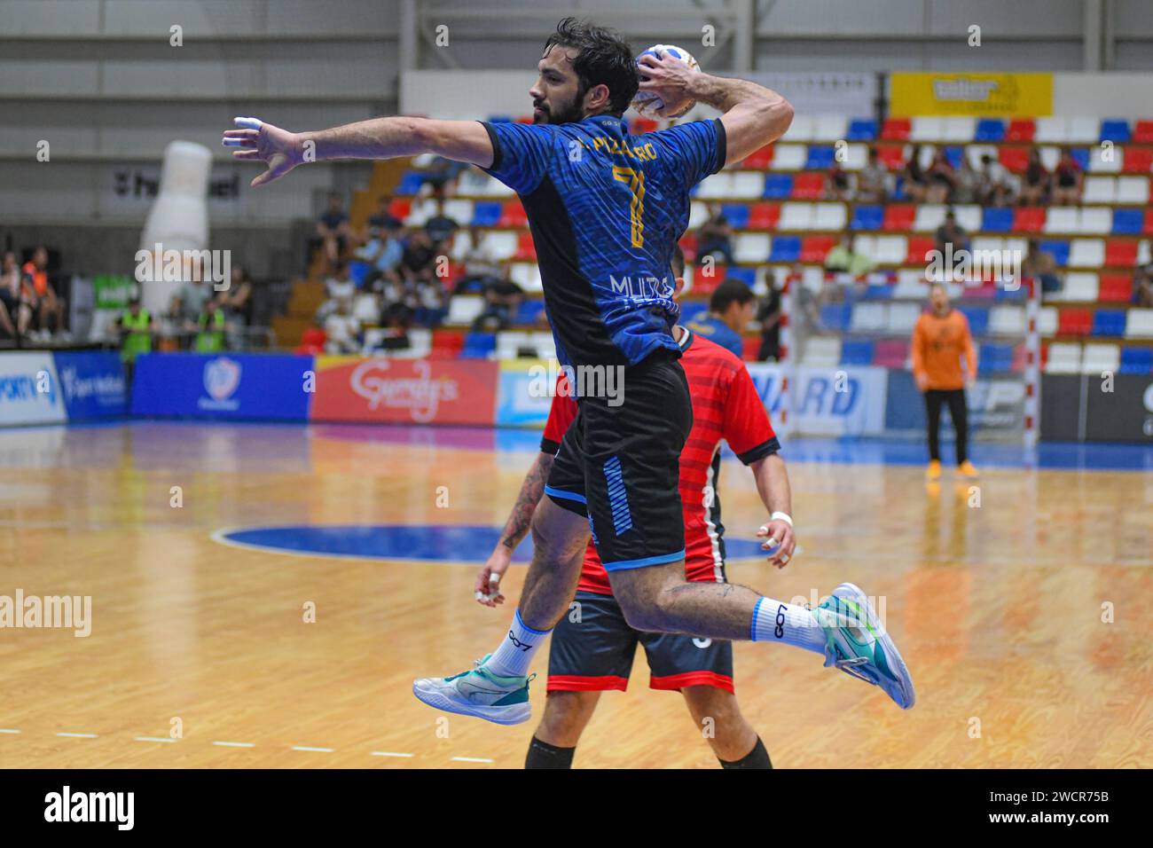 Ignacio Pizarro (Argentinien). Torneo Sur-Centro Handball. Buenos Aires, Argentinien Stockfoto