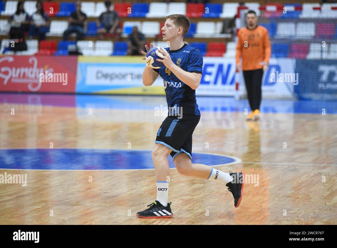 Nicolas Bono (Argentinien). Torneo Sur-Centro Handball. Buenos Aires, Argentinien Stockfoto