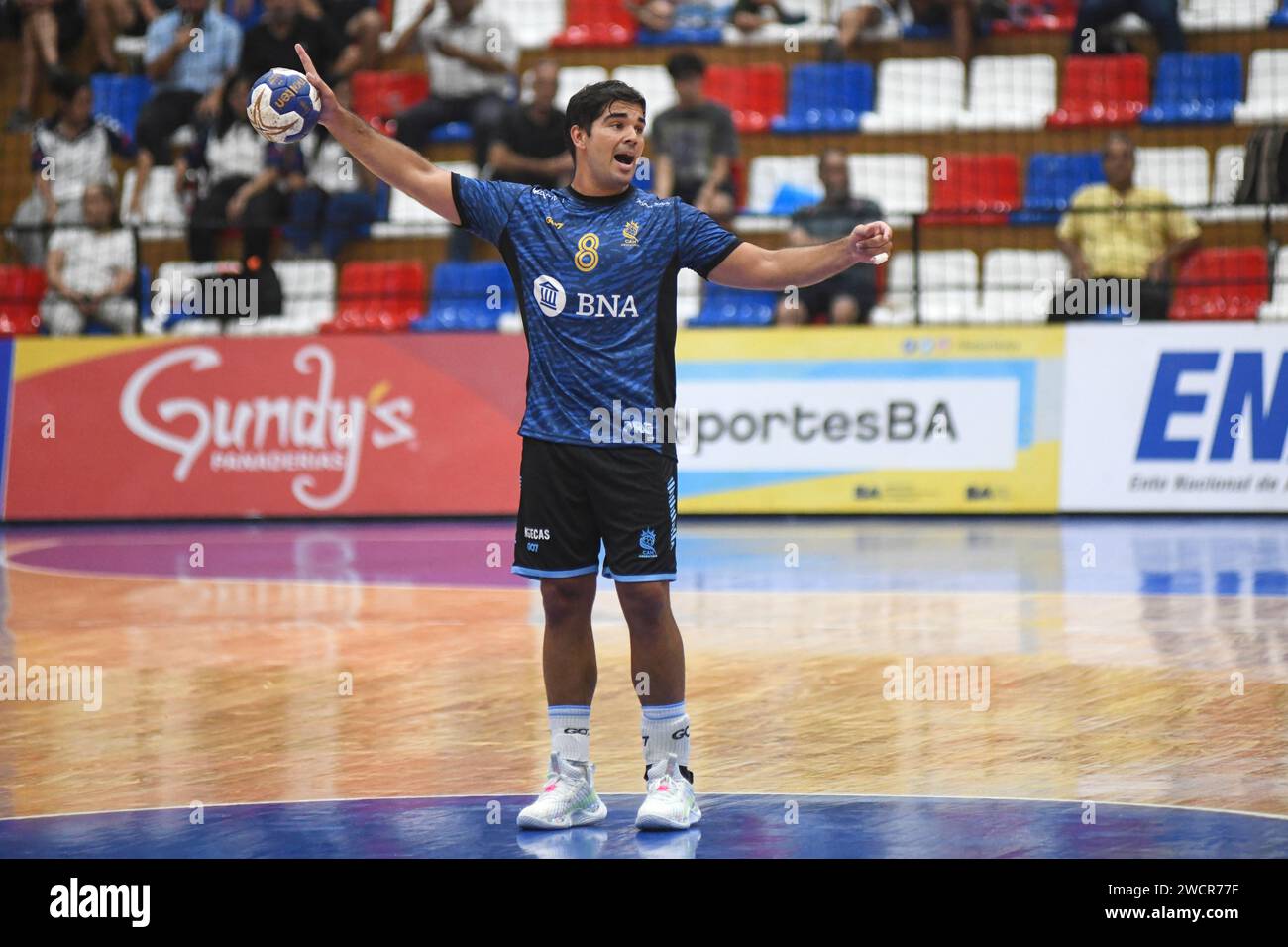 Pablo Simonet (Argentinien). Torneo Sur-Centro Handball. Buenos Aires, Argentinien Stockfoto