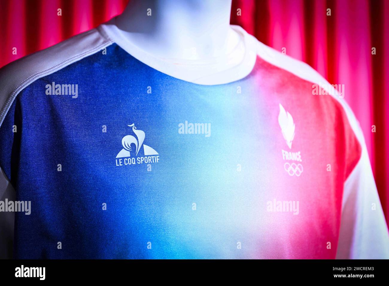 Paris, Frankreich. Januar 2024. Das französische nationale Olympische ...