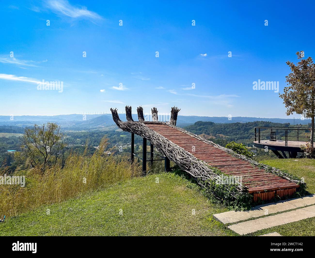 Phukaew Peak und Fotostandorte in Phetchabun, Thailand Stockfoto