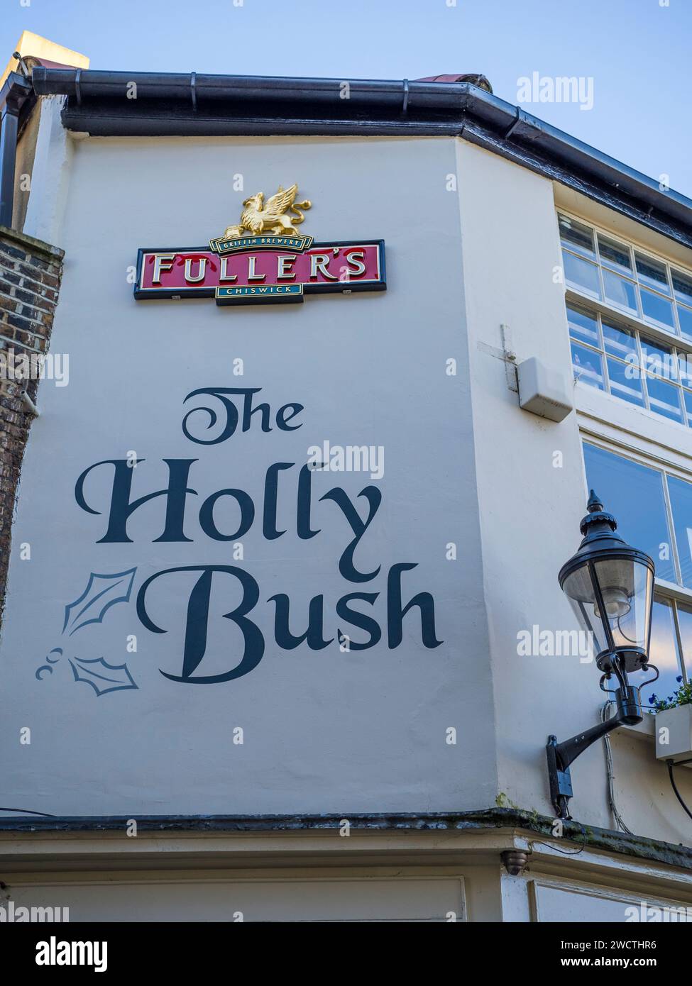The Holly Bush Pub, A Fullers Pub, Hampstead, Camden, London, England, Großbritannien, GB. Stockfoto