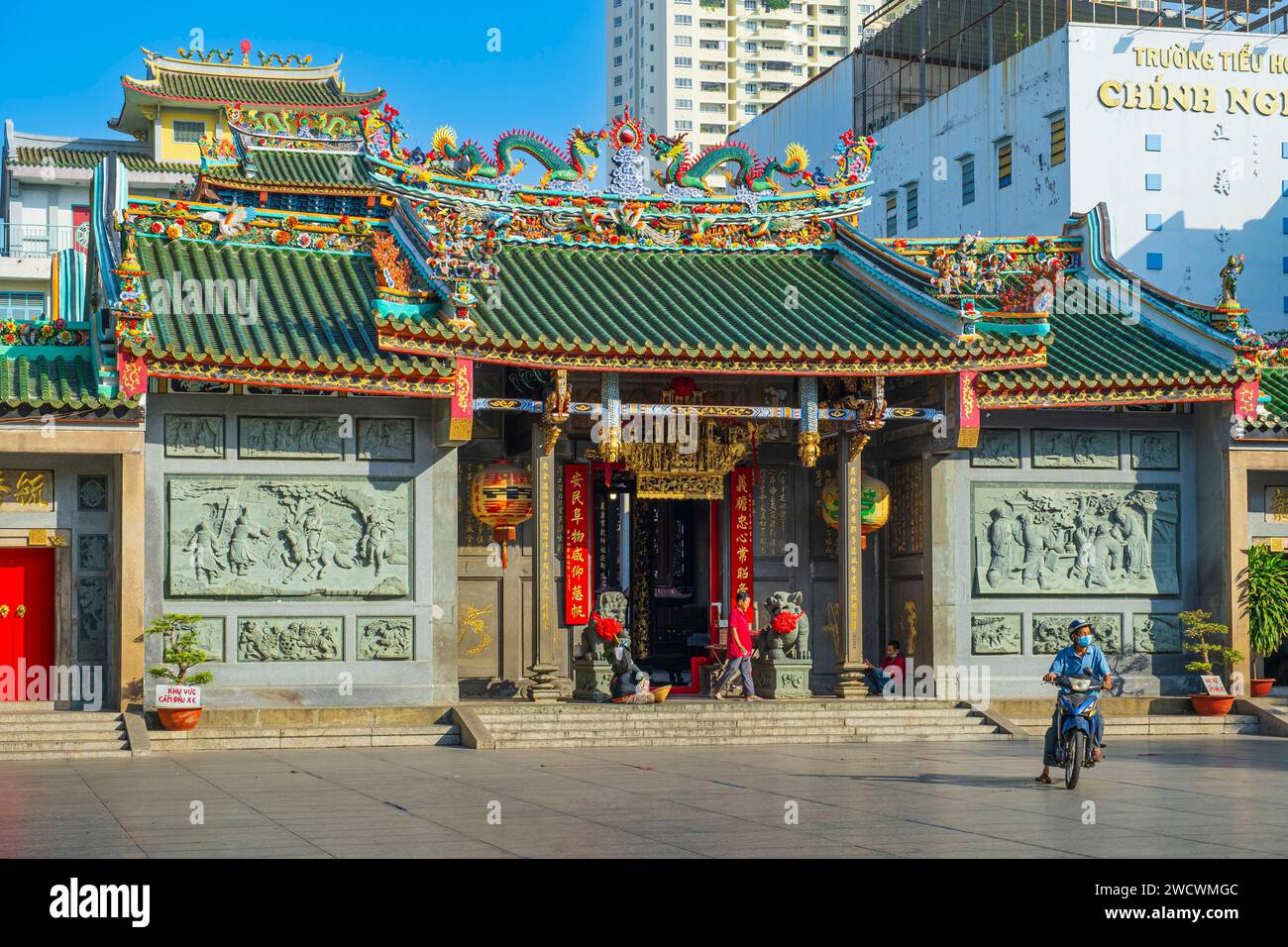 Vietnam, Ho-Chi-Minh-Stadt (Saigon), Bezirk Cholon, Ong-buddhistischer chinesischer Tempel Stockfoto
