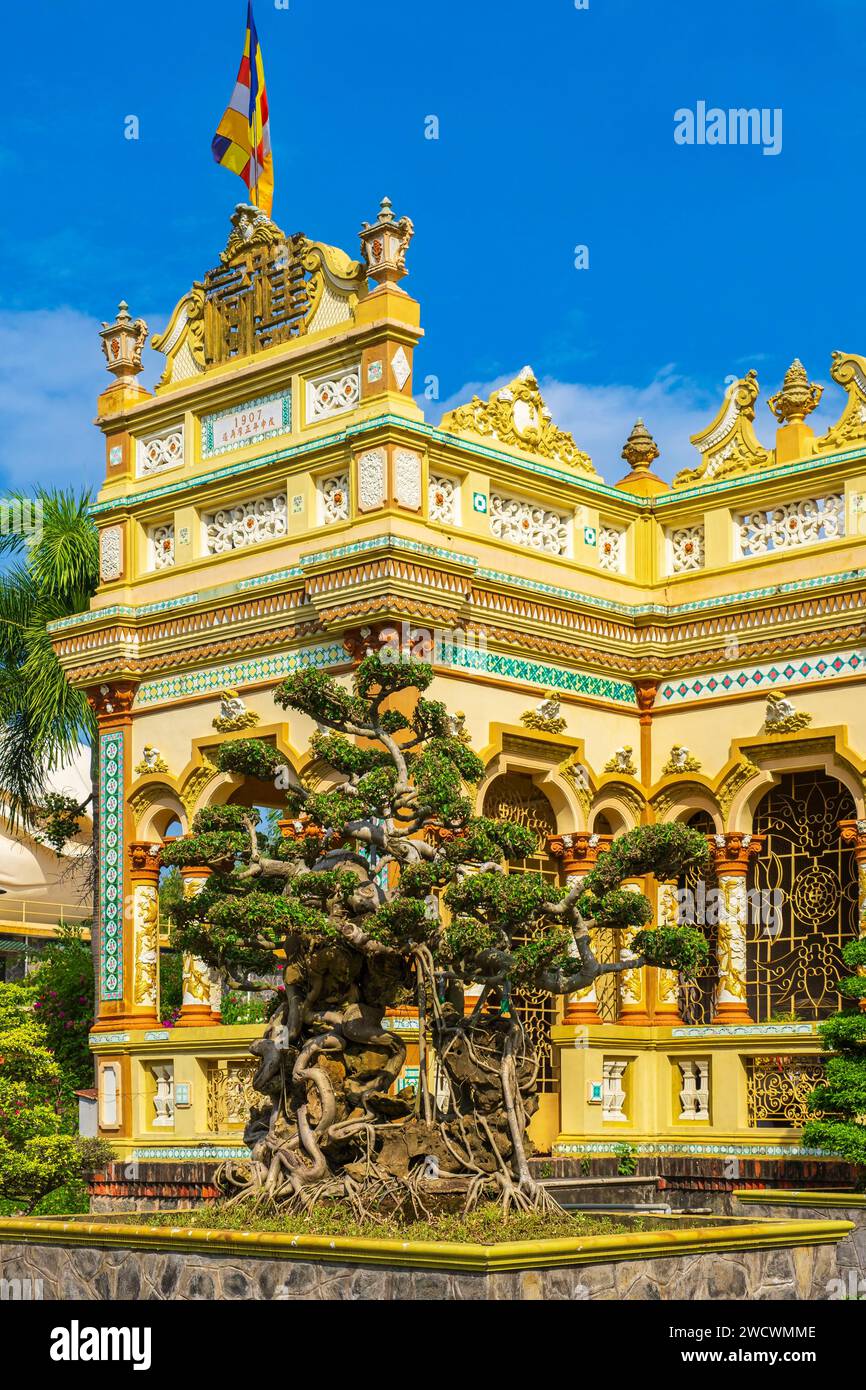 Vietnam, Mekong Delta, My Tho, Vinh Trang buddhistischer Tempel Stockfoto