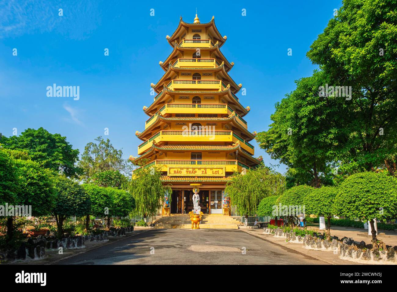 Vietnam, Ho Chi Minh City (Saigon), Tan Binh District, Giac Lam buddhistische Pagode aus dem Jahr 1744, einer der ältesten Tempel der Stadt Stockfoto