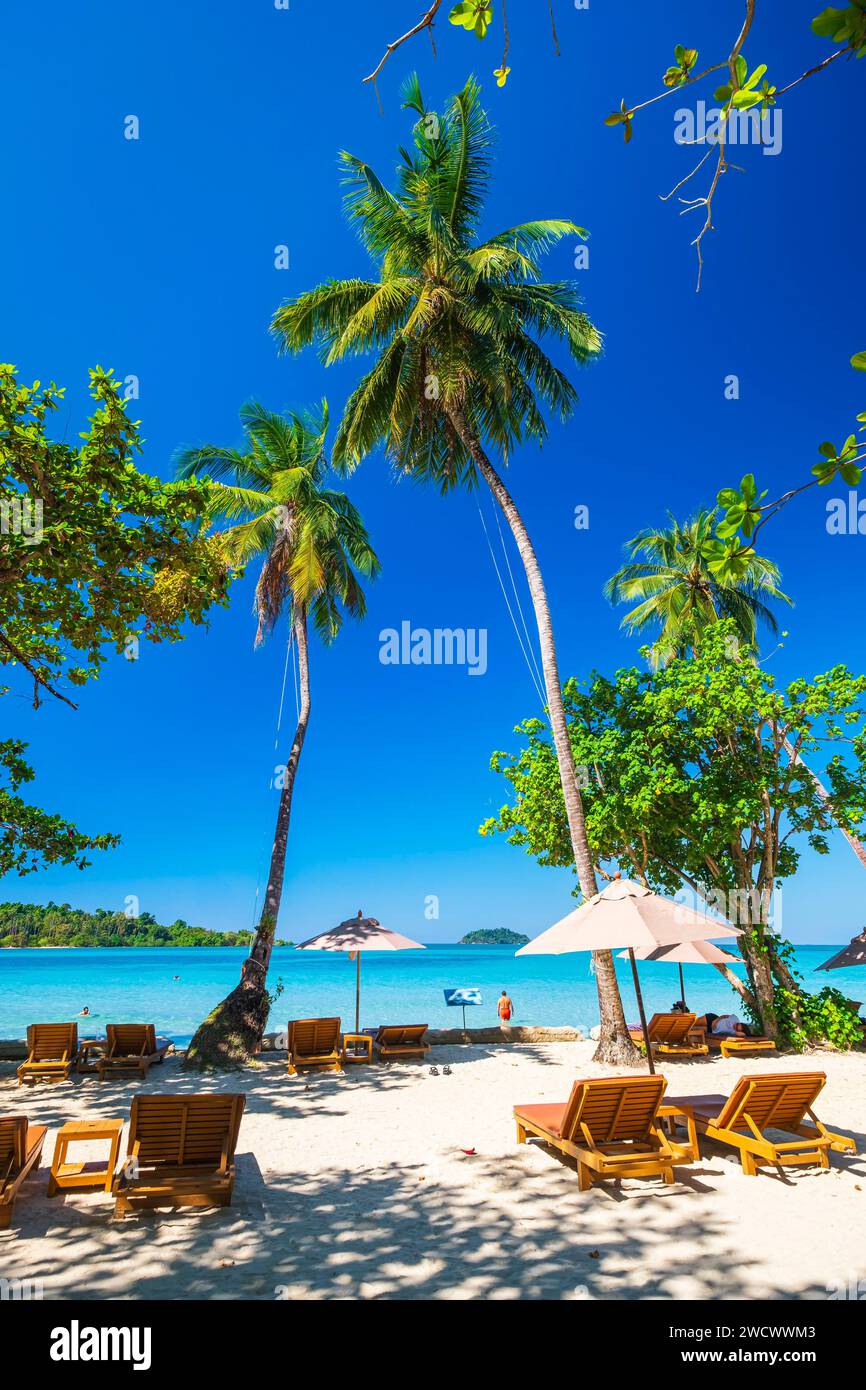 Thailand, Provinz trat, Insel Ko Chang, Strand Kai Bae, Luxushotel Sylvan Ko Chang Stockfoto