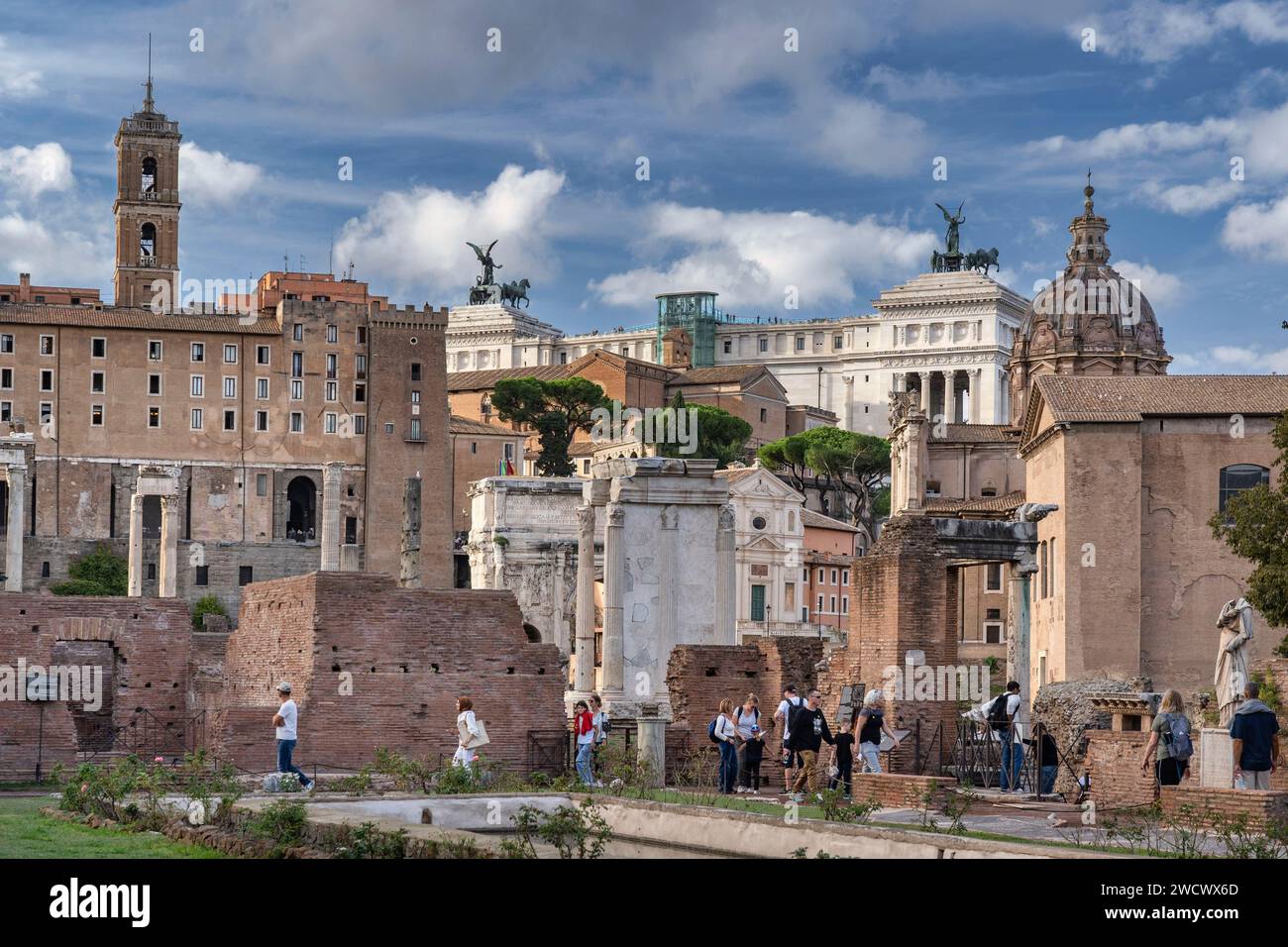 Italien, Latium, Rom, Forum Romanum Stockfoto