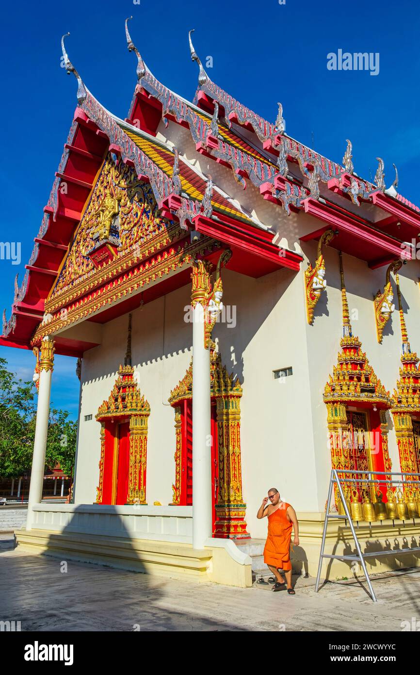 Thailand, Bangkok, Bezirk Lat Krabang, Wat Lat Krabang buddhistischer Tempel Stockfoto