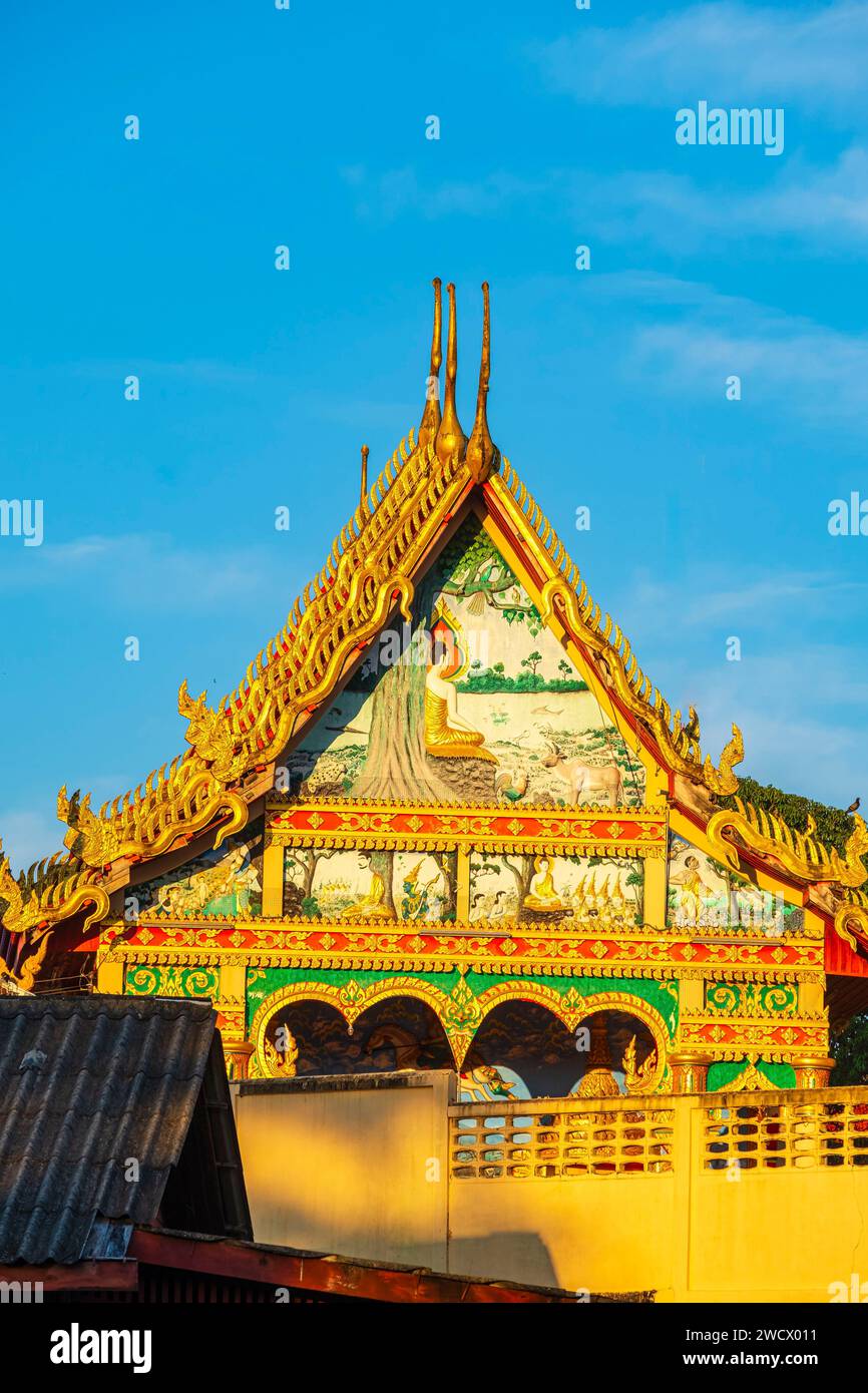 Thailand, Chanthaburi, Wat Bot Mueang buddhistischer Tempel Stockfoto
