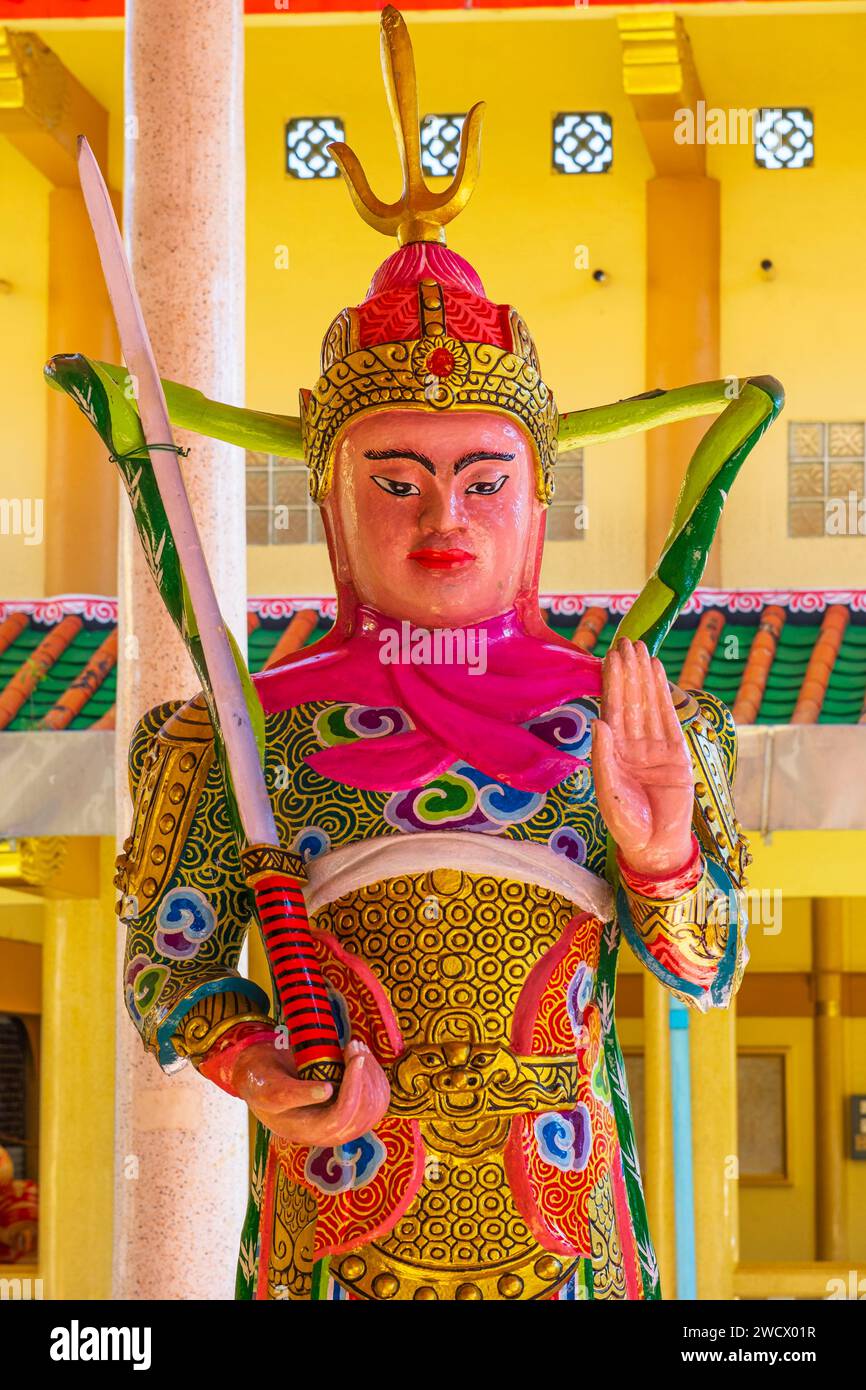 Thailand, Chanthaburi, Wat Khet Na Bunyaram vietnamesischer buddhistischer Tempel Stockfoto