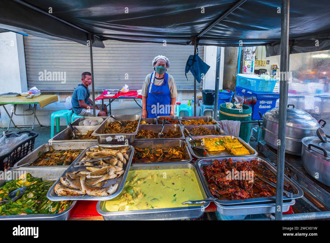 Thailand, Chanthaburi, Street Food Stockfoto