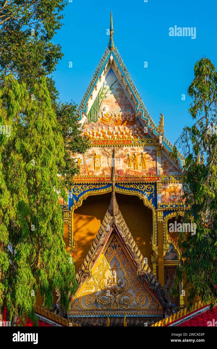 Thailand, Chanthaburi, buddhistischer Tempel Wat Chan Tanaram Stockfoto