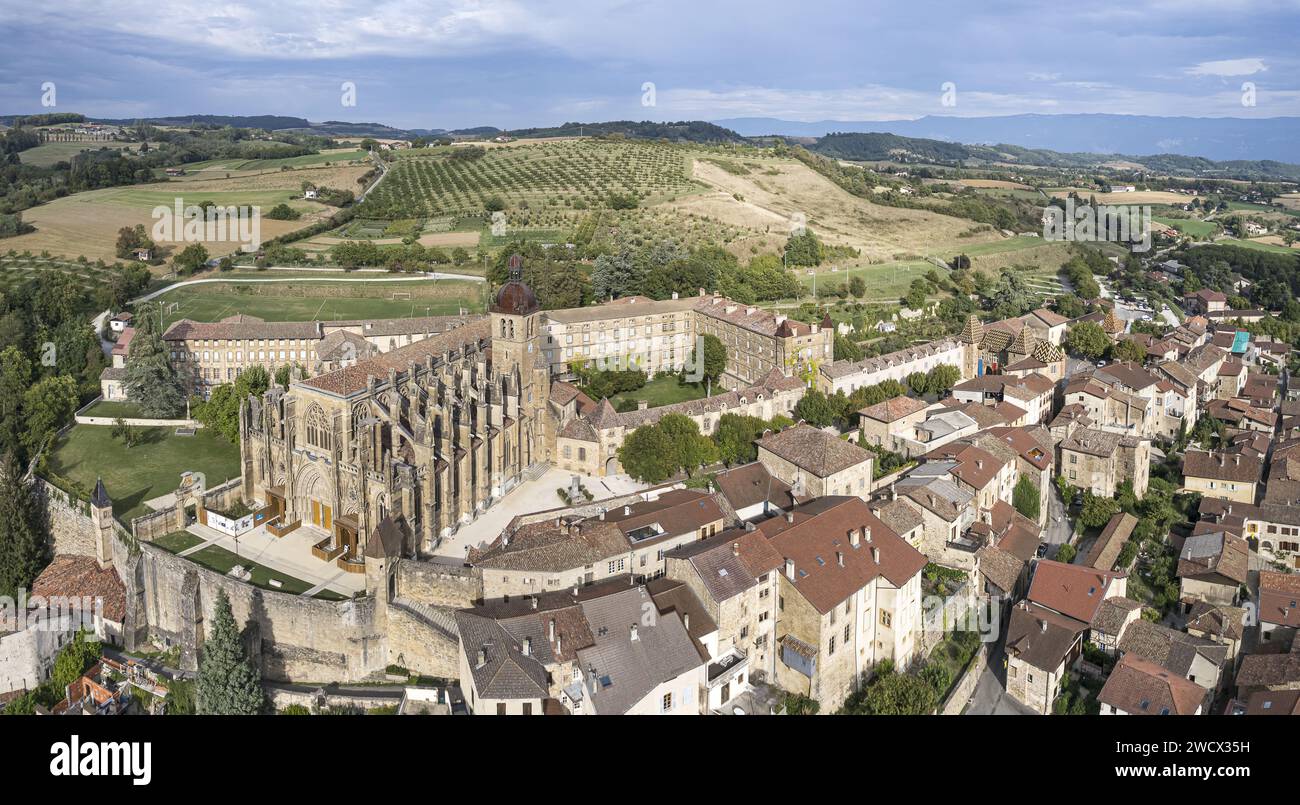 Frankreich, Isere, St Antoine l'Abbaye, mit Les Plus Beaux Villages de