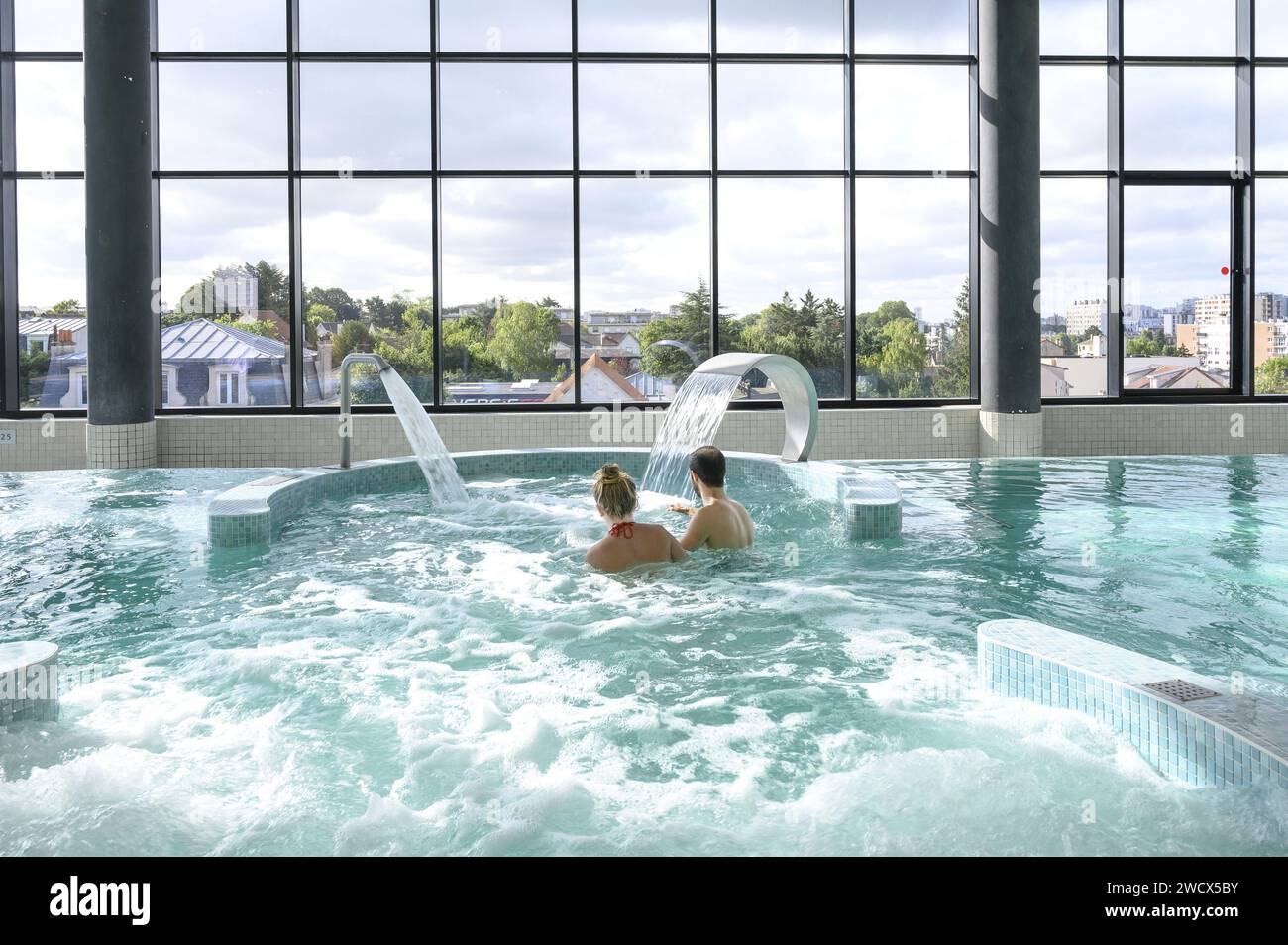 Frankreich, Val d'Oise, Enghien-les-Bains, Spa Diane Barrière Enghien Stockfoto