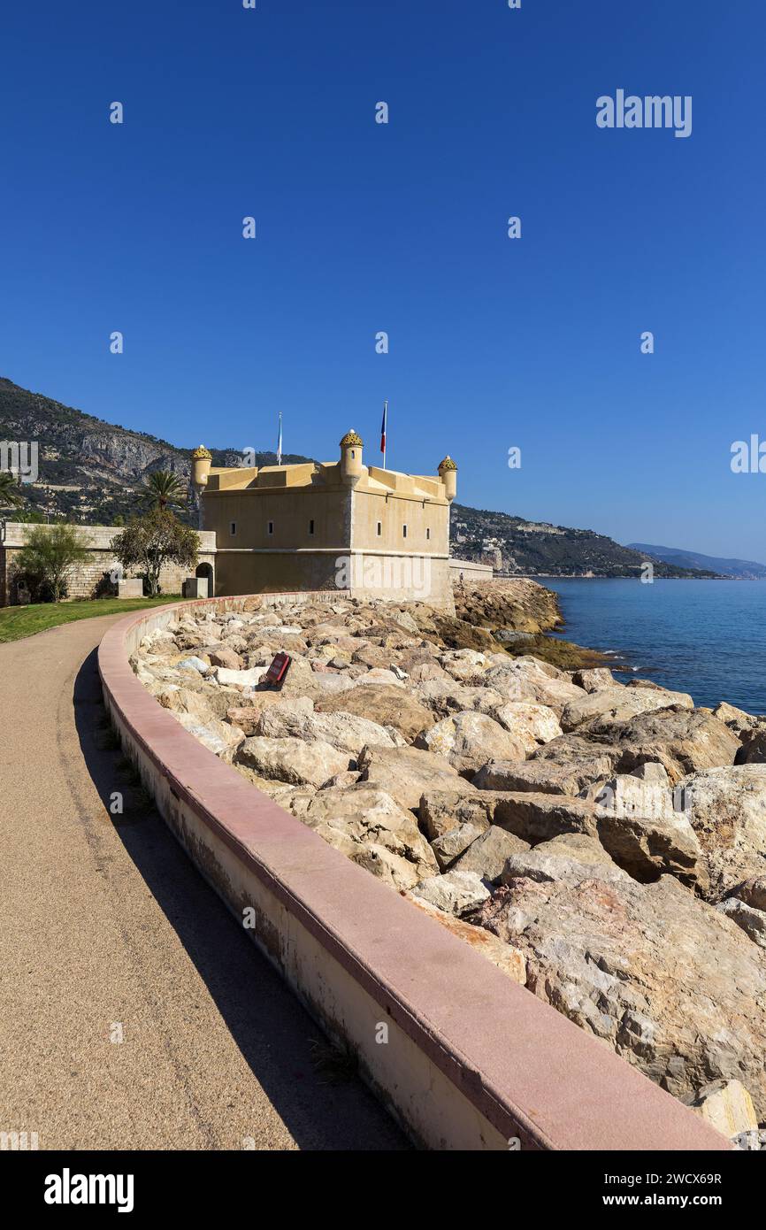 Frankreich, Alpes Maritimes, Menton, die Bastion Stockfoto