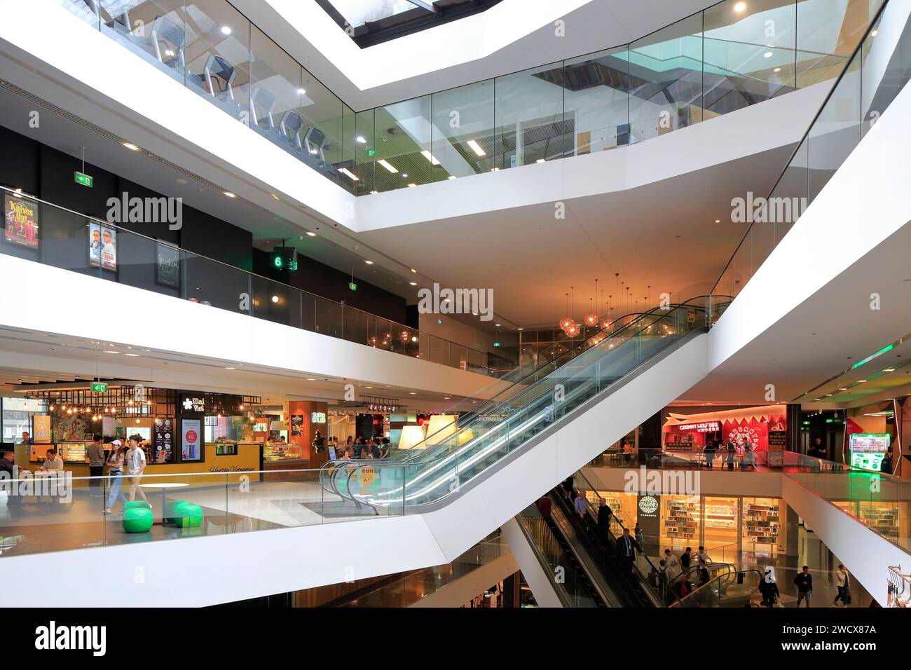 Australien, New South Wales, Sydney, Chippendale District, Central Park Mall Einkaufszentrum Stockfoto