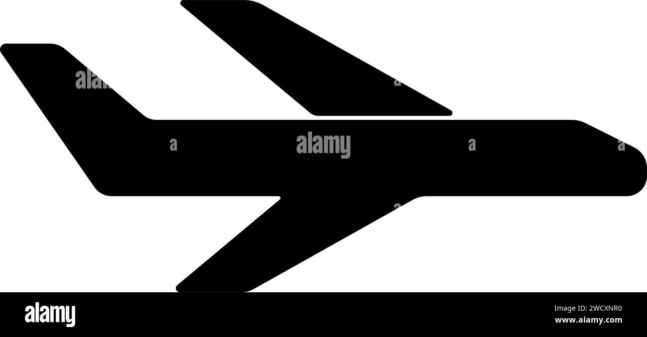 Ebenensymbol. Illustration des flachen Vektors Stock Vektor