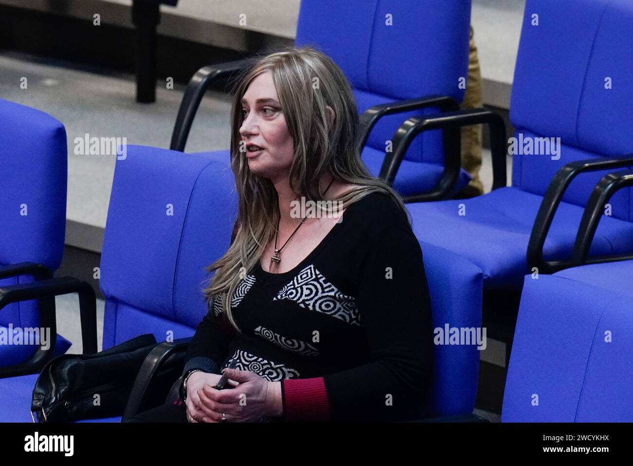 Sitzung des Deutschen Bundestags, Tessa Ganserer, Grüne, MDB Sitzung des Deutschen Bundestags, Rede, Plenum, 146. Sitzung, Tessa Ganserer, Grüne, MDB Berlin Berlin DE *** Sitzung des Deutschen Bundestages, Tessa Ganserer, Grüne, MDB Sitzung des Deutschen Bundestages, Rede, Plenum, 146 Sitzung, Tessa Ganserer, Grüne, MDB Berlin Berlin GER Stockfoto