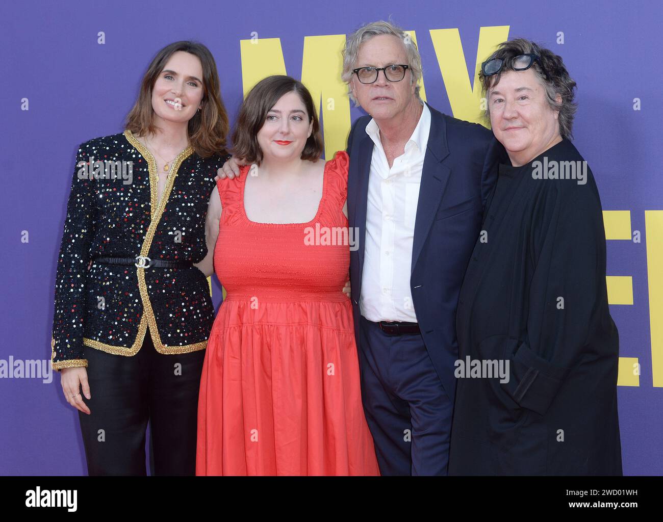 Foto muss erwähnt werden ©Alpha Press 078237 06/10/2023 Sophie Mas Samy Burch Todd Haynes Christine Vachon bei der Mai Dezember Gala während des 67. BFI British Film Institute London Film Festival 2023 in London. Stockfoto