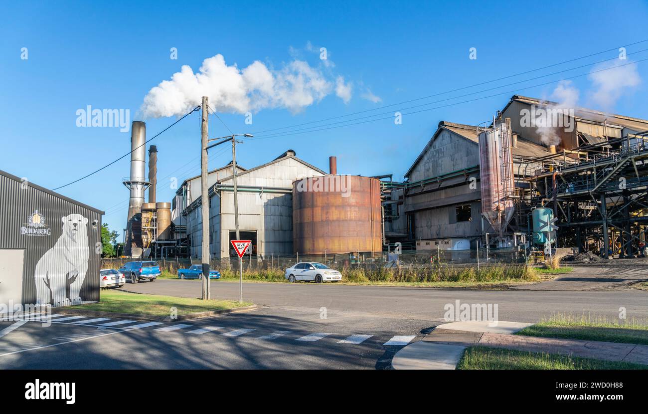 Bundaberg, Queensland, Australien - Gebäude der Bundaberg Rum-Brennerei Stockfoto