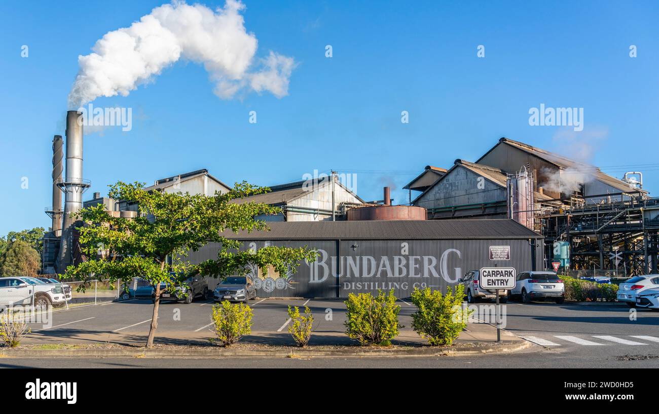 Bundaberg, Queensland, Australien - Gebäude der Bundaberg Rum-Brennerei Stockfoto