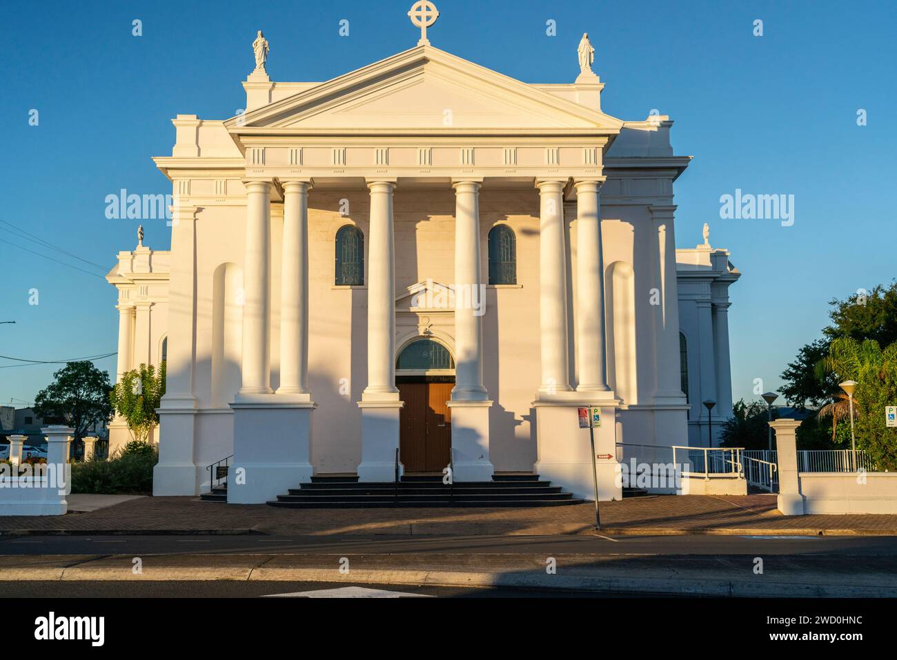 Katholische Rosenkranzkirche in Bundaberg Central, QLD 4670 Stockfoto