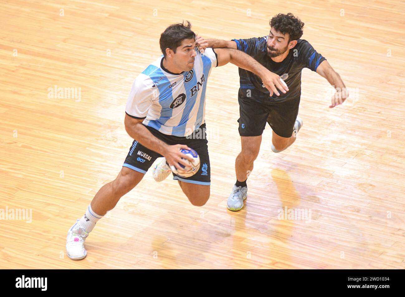 Pablo Simonet (Argentinien). Torneo Sur-Centro Handball. Buenos Aires, Argentinien Stockfoto
