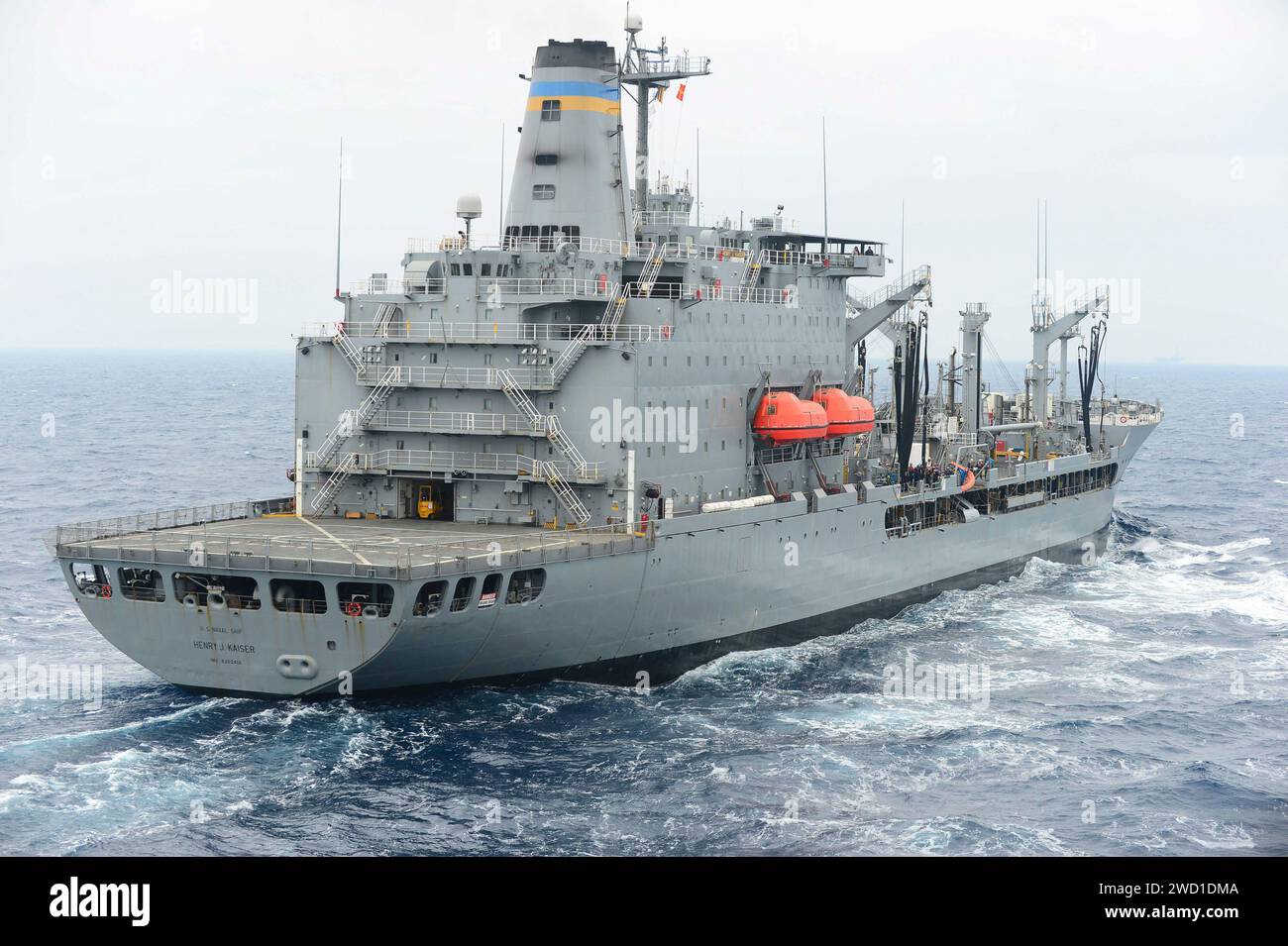 Der Fuhrpark-Nachfüllöler USNS Henry J. Kaiser Stockfoto
