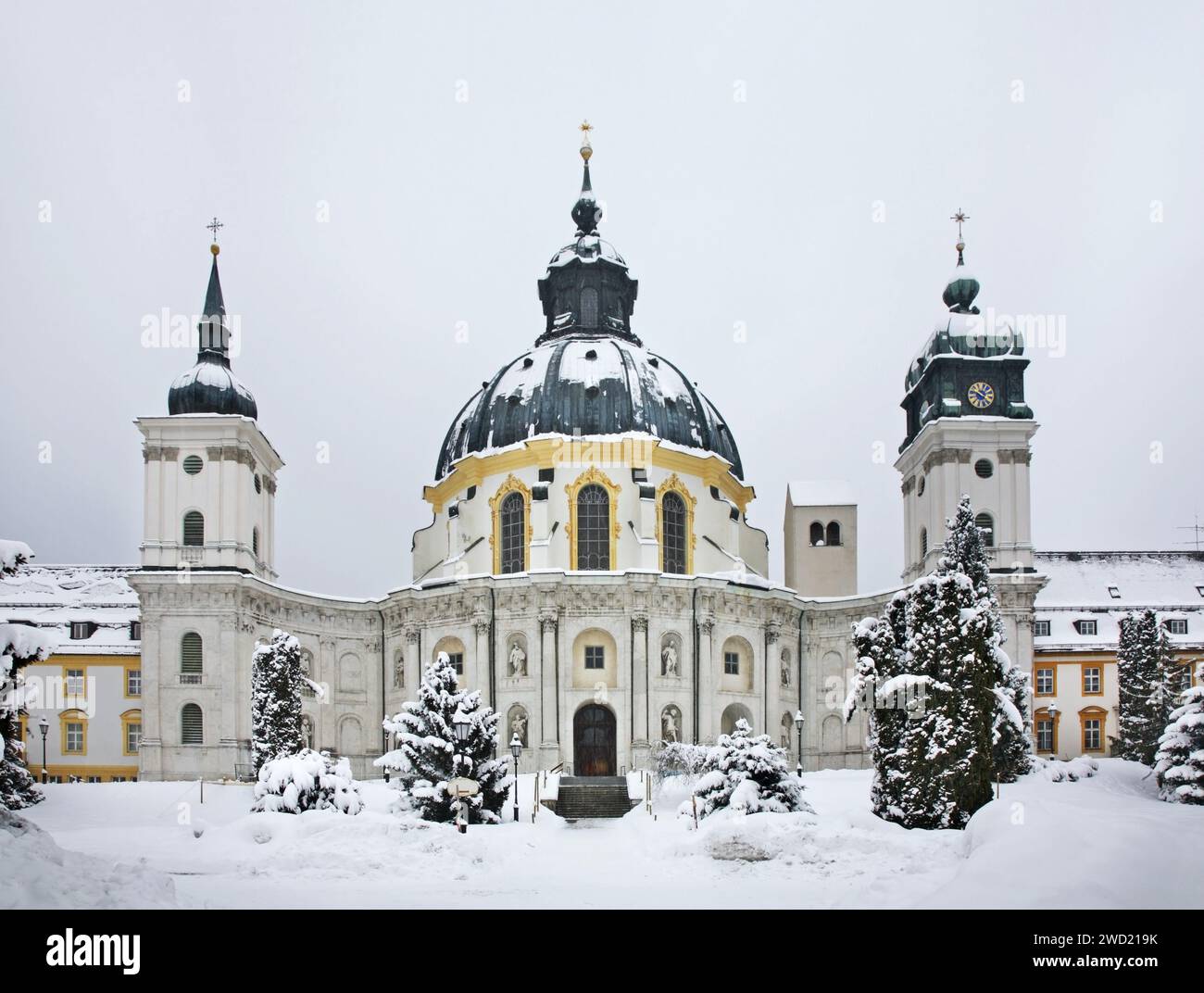 Kloster Ettal in Bayern. Deutschland Stockfoto