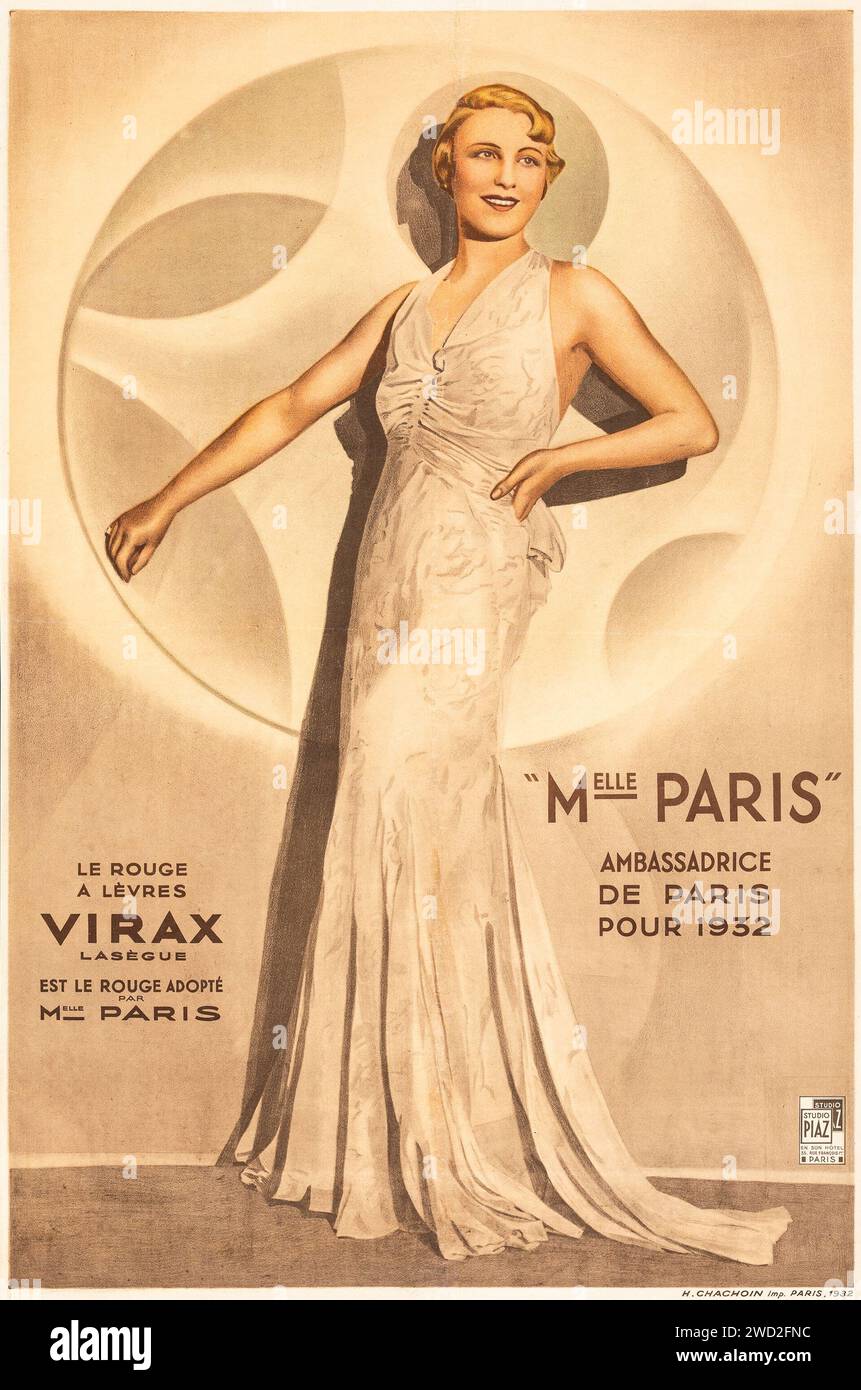 Virax Lasegue (1932) Französisches Werbeplakat Stockfoto