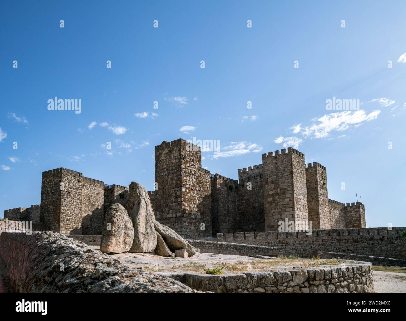 Mittelalterliche Burg von Trujillo, Extremadura, Spanien Stockfoto