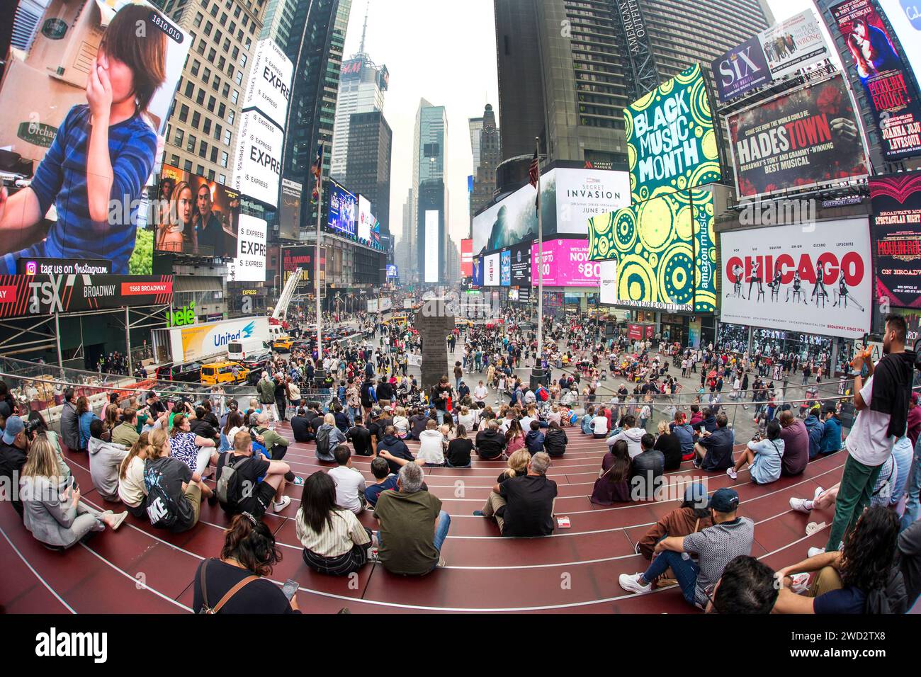 New York City: Times Square in Manhattan Stockfoto