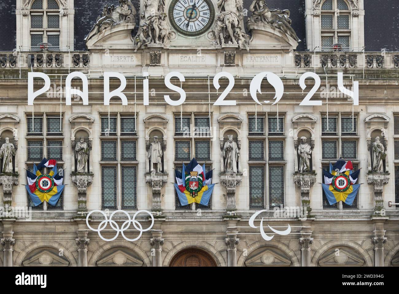 Paris, Frankreich. Januar 2024. Alexis Sciard/IP3; Paris, Frankreich