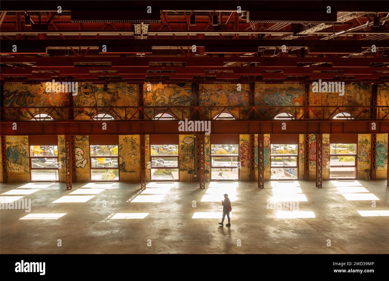 Kraftwerk für Kunstwerke im Stadtteil Gowanus in Brooklyn NYC Stockfoto