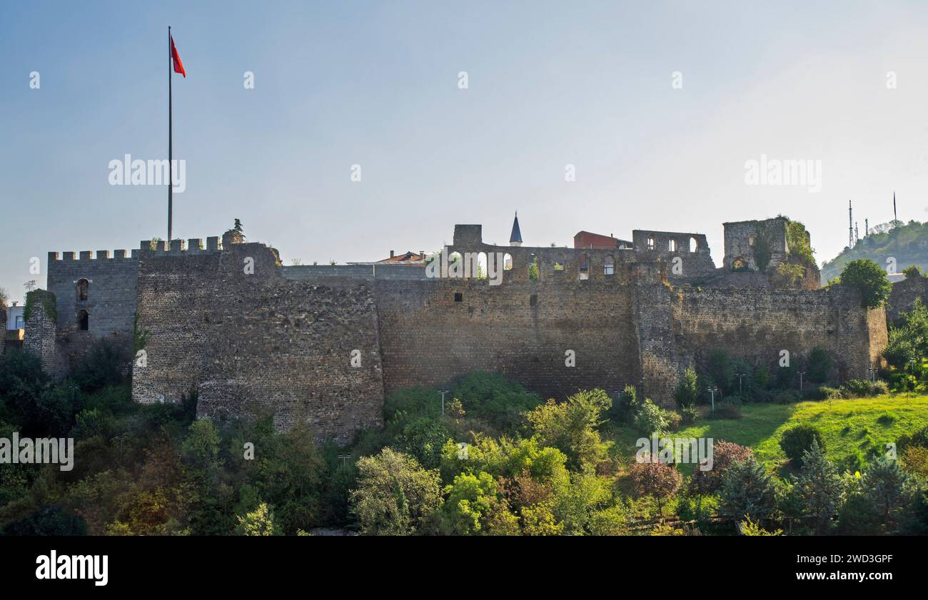 Blick auf das Schloss in Trabzon. Türkei Stockfoto