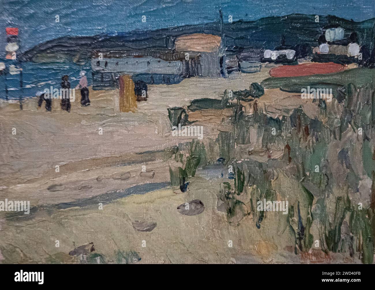 Wassily Kandinsky: "Binz on Rugen" (1901) Stockfoto