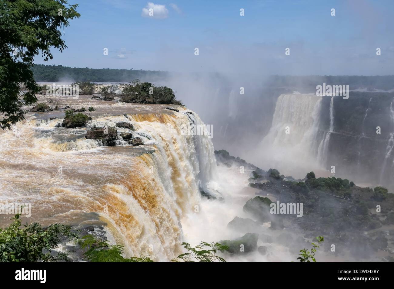 Iguacu Falls, Brasilien (Foz de Iguacu) Stockfoto